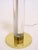 Metal 1970s Mid Century Modern Lucite and Brass Table Lamp by Frederick Cooper For Sale - Image 7 of 9