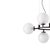 Metal Modern Constellation Chandelier in Black Metal & Glass from Cassina For Sale - Image 7 of 13