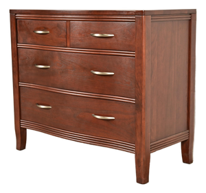 Stickley Modern Arts & Crafts Shaker Cherry Wood Four-Drawer Dresser or Chest of Drawers