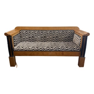 Mid 19th Century Gorgeous Biedermeier Settee For Sale