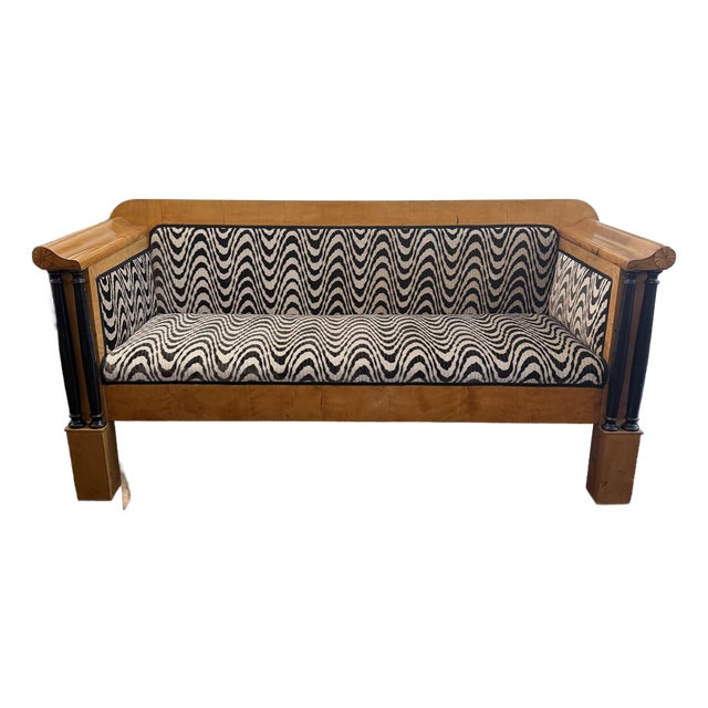 Mid 19th Century Gorgeous Biedermeier Settee For Sale