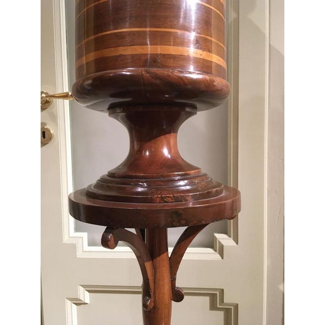 Venetian Inlaid Walnut Tobacco Boxes on Stands, Set of 2 For Sale - Image 9 of 18