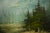 Bob Ross Style Original Signed Mountain River Landscape Oil Painting in Carved Wood Frame For Sale In South Bend - Image 6 of 16