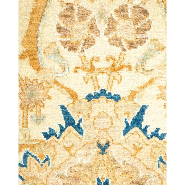 Moroccan Vintage Moroccan Hand Knotted Wool Area Rug, Ivory - 8'1" X 9'10" For Sale - Image 3 of 9