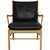 Colonial Chair in Oak and Black Leather by Ole Wanscher For Sale - Image 11 of 11