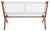 Kobina Outdoor Bench - Natural/White For Sale - Image 4 of 8