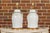 White Asian Modern White Porcelain Lidded Urns on Gilded Bases - Pair For Sale - Image 8 of 12