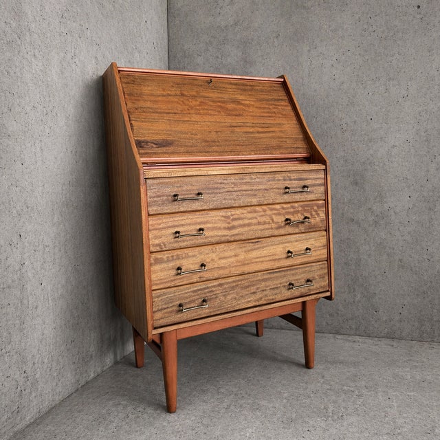 Mid-Century Writing Bureau by Welters of Wycombe, 1970s For Sale - Image 6 of 6