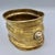 Vintage Gilt Metal Oval Cachepot Planter With Lion Head Ring Handles For Sale In Austin - Image 6 of 11