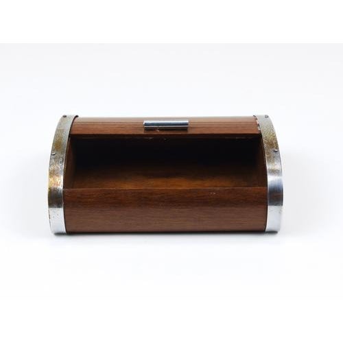 Large Art Deco Jewelry Storage Cigarette Box with Roll Top attributed to Carl Auböck, Vienna, 1930s For Sale - Image 13 of 18