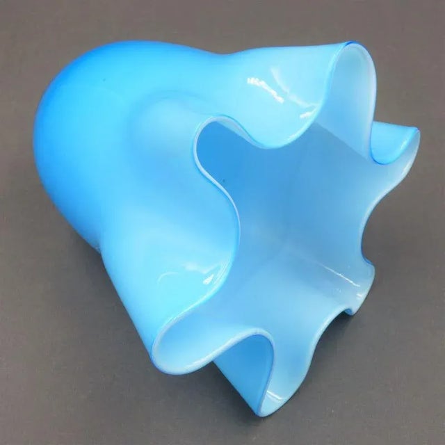 Glass Vase by Anchor Iversen. Denmark, 1960s For Sale - Image 3 of 8