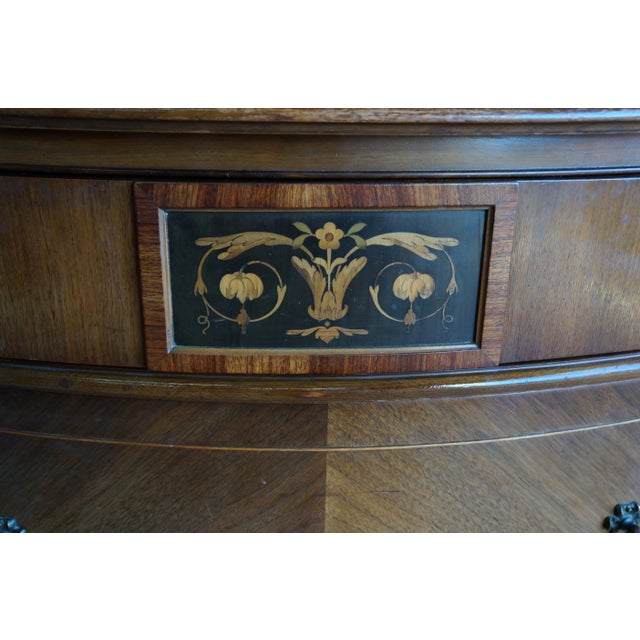 Splendid demilune console cabinet by The Widdicomb Company. Infusing a collected over time appeal, perfect for an...