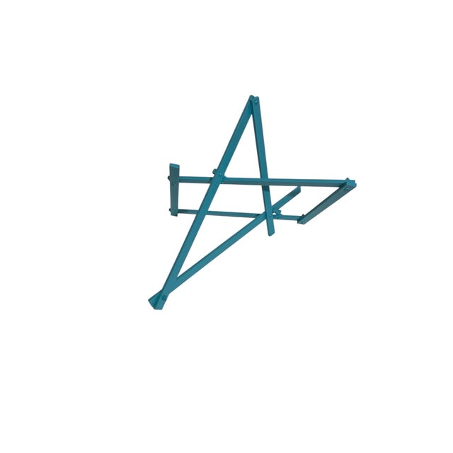 Larry Mohr, Bars II Sketch Painted Abstract Expressionist Geometric Sculpture Larry Mohr, 1982 For Sale - Image 17 of 18