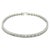 Gold New 3.70ct Diamond Tennis Bracelet in 18k Gold For Sale - Image 8 of 8