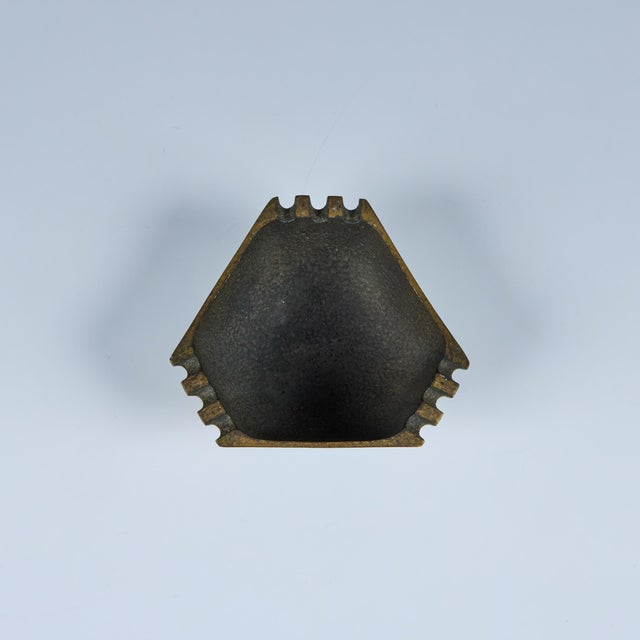 Dayagi Verdigris Brass Bowl For Sale - Image 4 of 12