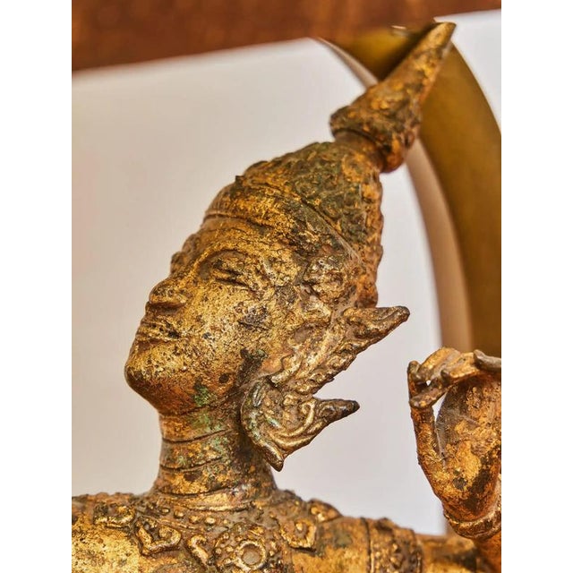 Vintage Shiva Table Lamp, Thailand For Sale - Image 9 of 11