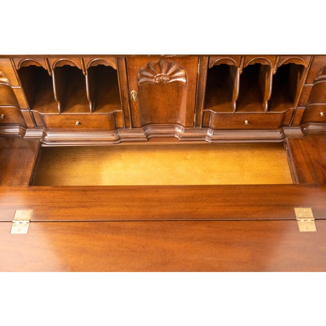 Brown Kittinger Historic Newport Hn-14 Mahogany Secretary Desk For Sale - Image 8 of 18