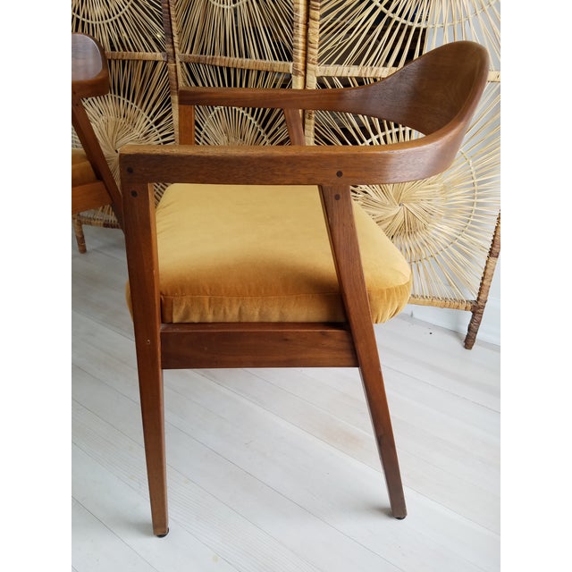 MidCentury Vintage Johnson Chair Co. Model 2077 Arm Chairs a Pair