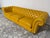 Marcantonio Designs Yellow Leather Chesterfield Sofa For Sale In San Diego - Image 6 of 7