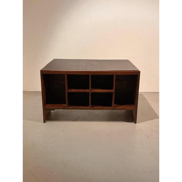 Vintage PJ-BU-02-A Pigeonhole Desk by Pierre Jeanneret, 1950s For Sale - Image 4 of 16