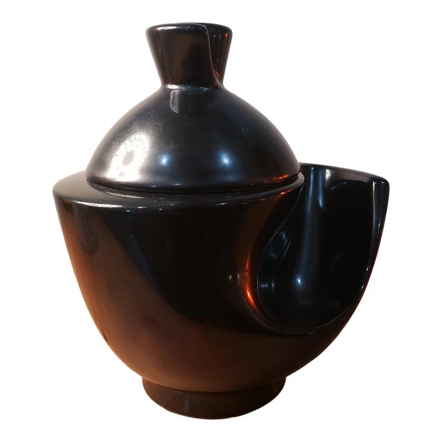 Art Deco Stoneware Tobacco Pot France C. 1920s For Sale