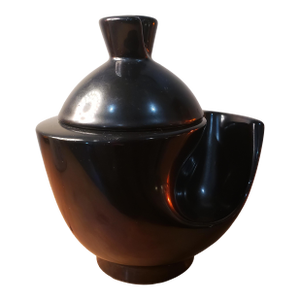 Art Deco Stoneware Tobacco Pot France C. 1920s
