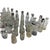 Antique French Glass Bottles of Wine, Liquor and Milk, 1890s, Set of 42 For Sale - Image 3 of 18
