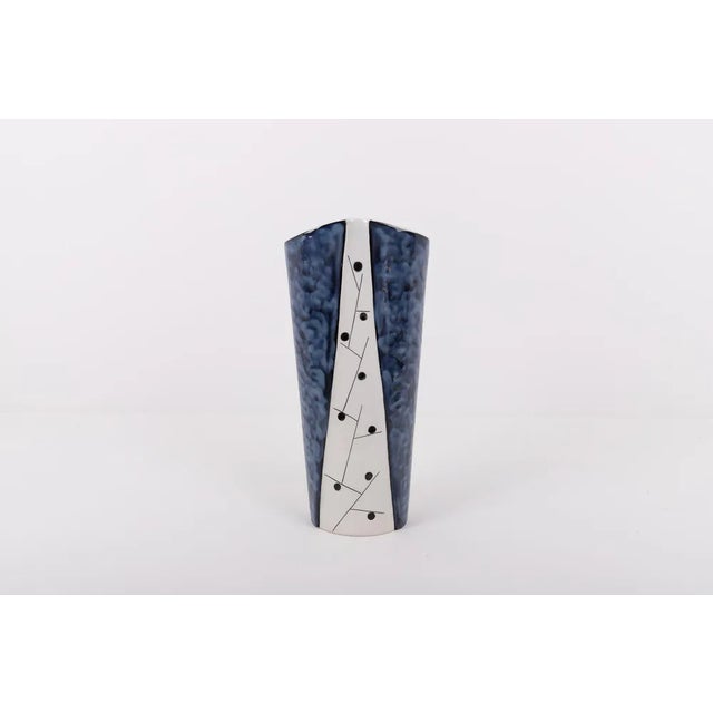 Italian Glazed Ceramic Vase from Alfa, 1980s For Sale - Image 3 of 6