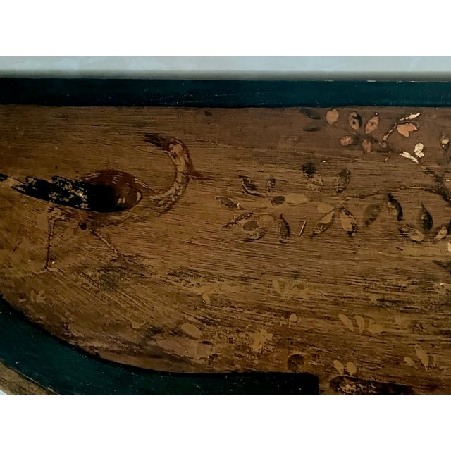 Vintage Hand Painted Baroque Style Pedestal Console Table, C. 1960's For Sale - Image 12 of 17