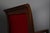 Vintage Belgian Empire‑Style Armchair in Wood and Red Velvet, 1950s For Sale - Image 4 of 11