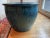 Vintage Handpainted Glazed Large Ceramic Planter For Sale - Image 9 of 12
