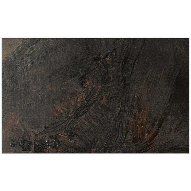 Realism Mid 20th Century Intrigued, Joseph Sheppard For Sale - Image 3 of 4