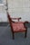 Lovely 19th Century French Empire Side Desk Chair With New Upholstery For Sale - Image 4 of 8