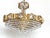 Brass and Lead Crystal Six-Light Chandelier from Joska Bodenmais, 1970s For Sale - Image 9 of 9