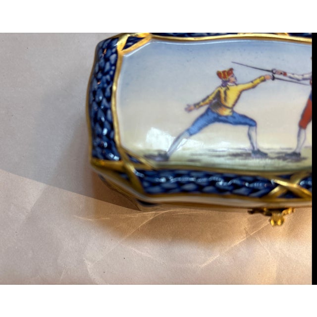A 19th Century Sevres Hand Painted Hinged Box For Sale In Philadelphia - Image 6 of 6