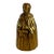 Vintage Petite Brass Priest Shaped Bell For Sale