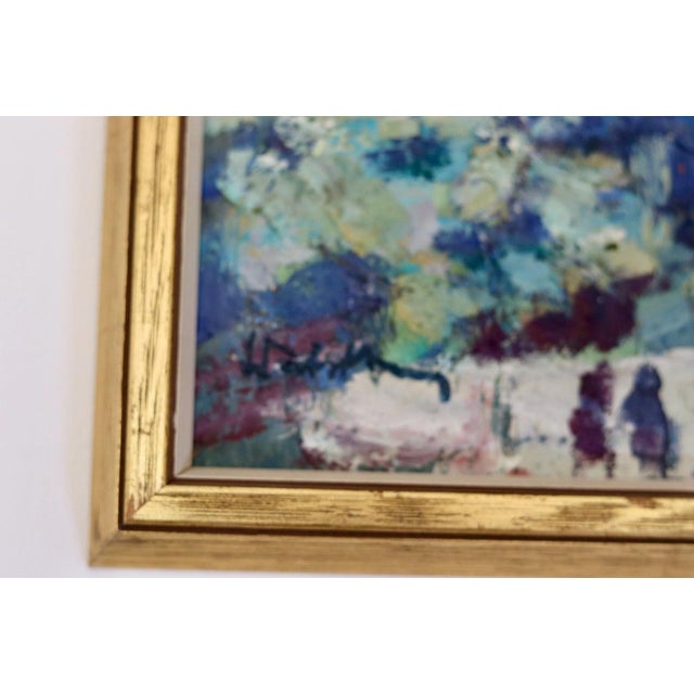 Bertil Wahlberg, Village, 1960s, Oil on Panel, Framed For Sale - Image 7 of 10