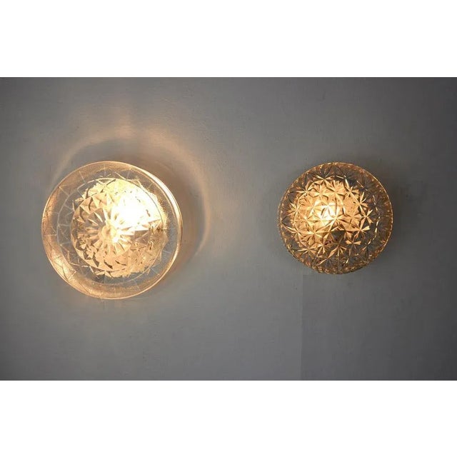 Spanish Sconces in Cut Glass from Peris Andreu, 1970, Set of 2 For Sale - Image 6 of 9