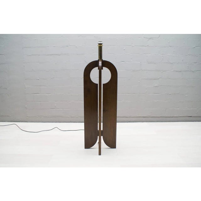 1960s Large Wooden Floor Lamp, 1960s For Sale - Image 5 of 13