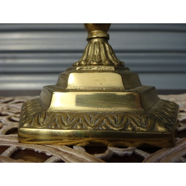 Seven-Branch Candleholder in Gilded Brass by Wainberg, 1960s For Sale - Image 16 of 18