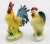 1960s Norcrest Porcelain Phoenix Chicken Figurine Table Sculptures, Signed Norcrest Japan- Set of 2 For Sale In Miami - Image 6 of 12