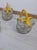 Wall Lamps in Yellow Lacquered Aluminum with Fresnel Glass, 1960s, Set of 2, in Very Good conditions. Designed 1960 to...