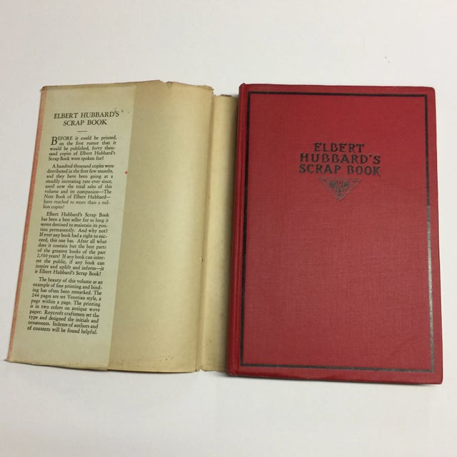 Shabby Chic 1923 Elbert Hubbard's Scrap Book For Sale - Image 3 of 11