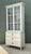 Vintage Painted Wood and Glass Cabinet For Sale - Image 12 of 12