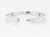 Van Cleef & Arpels Vca 18k White Gold Perlée Signature Bracelet, Medium Model For Sale - Image 10 of 15