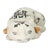 Mid-Century Chinese Kutani-Style Reclining Cat Figurine 10.5" For Sale - Image 4 of 12
