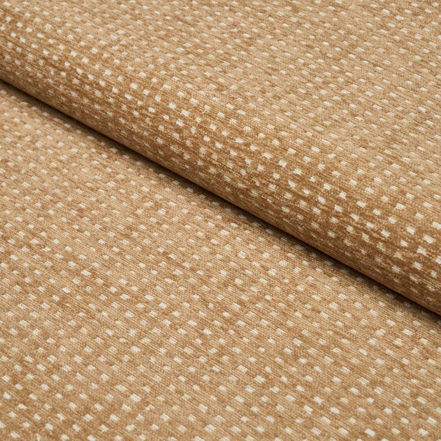 Schumacher Sample - Schumacher Jasper Performance Chenille Fabric In Ochre For Sale - Image 4 of 4