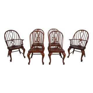 Set of 6 Lexington Bob Timberlake Cherry Windsor Chairs For Sale
