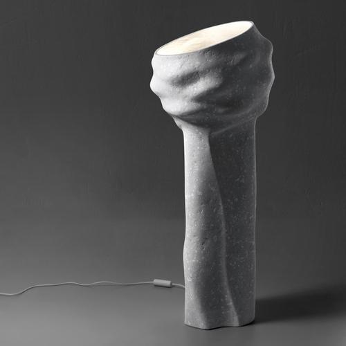 Contemporary Concrete Accent Floor Lamp by Donatas For Sale - Image 12 of 13