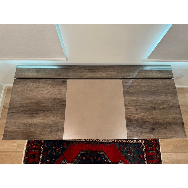 Contemporary Alf Italia Montecarlo Executive Desk | Koto Grey High Gloss | Made in Italy | 2019 For Sale - Image 3 of 5